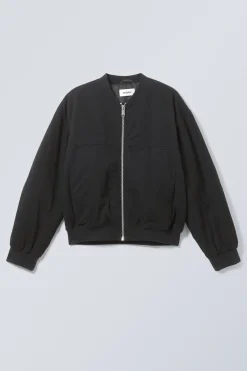 LÄSSIGE BOMBERJACKE AUS BAUMWOLLE|Weekday New