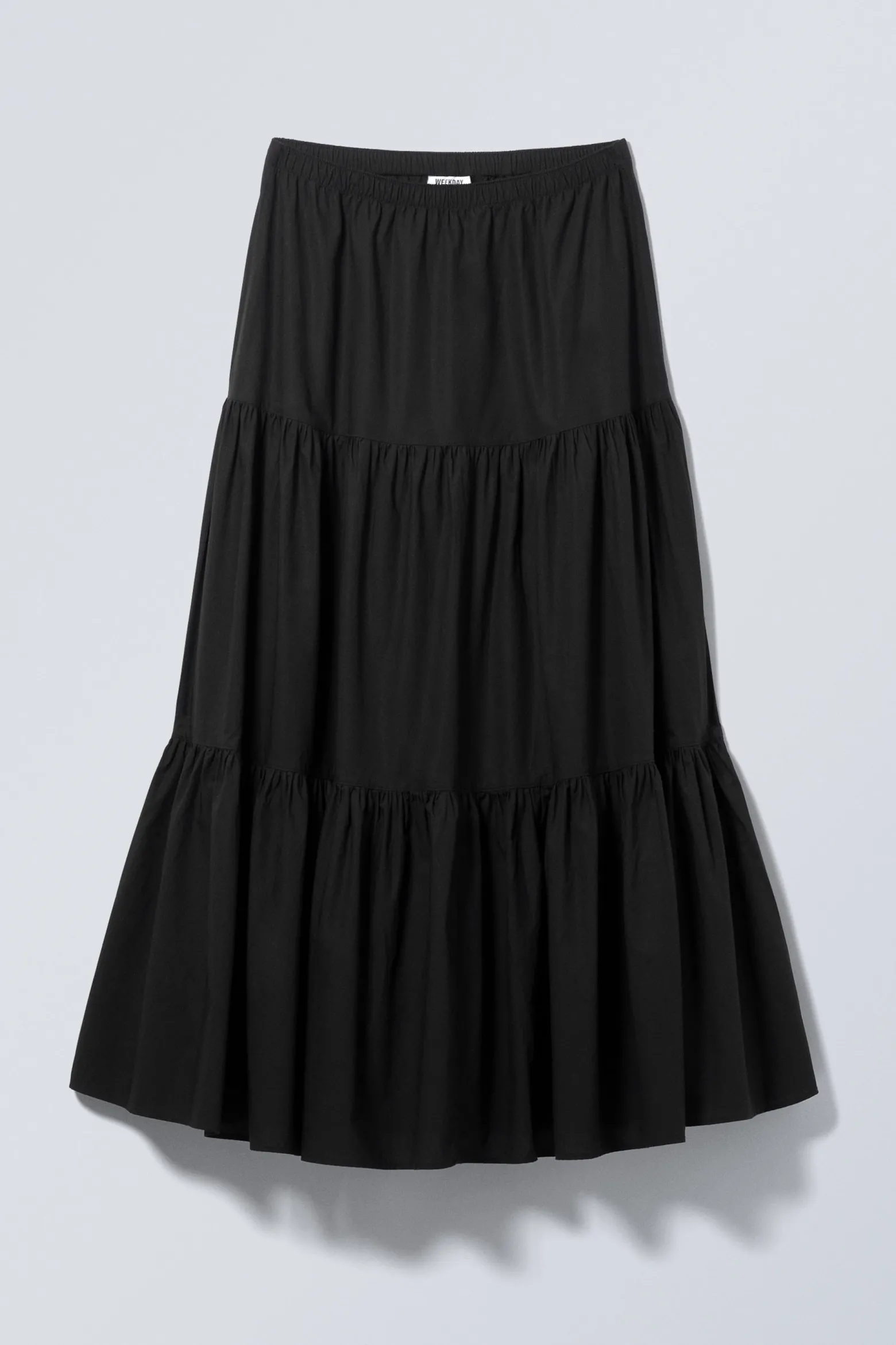 MAXI-STUFENROCK AUS POPELINE|Weekday Cheap