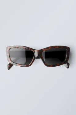 MITTELBREITE RECHTECKIGE SONNENBRILLE|Weekday Best Sale