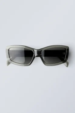 MITTELBREITE RECHTECKIGE SONNENBRILLE|Weekday Fashion