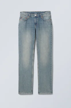 NAIL LOW WAIST SLIM STRAIGHT LEG JEANS|Weekday Outlet