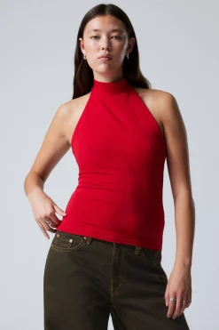 NECKHOLDER-TANKTOP|Weekday Best Sale