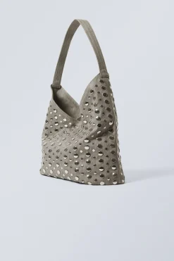NIETENBESETZTE SCHULTERTASCHE|Weekday Store