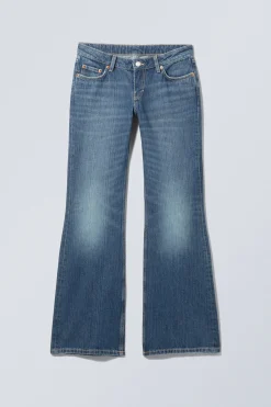 NOVA LOW WAIST SLIM BOOTCUT LEG JEANS|Weekday Online
