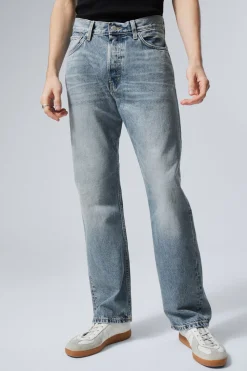 ORBIT MID WAIST REGULAR STRAIGHT LEG JEANS|Weekday Fashion