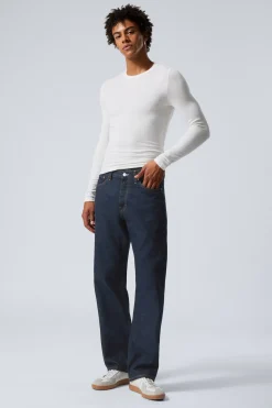 ORBIT MID WAIST REGULAR STRAIGHT LEG JEANS|Weekday Best
