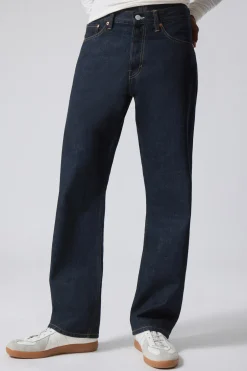 ORBIT MID WAIST REGULAR STRAIGHT LEG JEANS|Weekday Best
