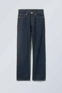 ORBIT MID WAIST REGULAR STRAIGHT LEG JEANS|Weekday Best