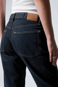 ORBIT MID WAIST REGULAR STRAIGHT LEG JEANS|Weekday Best