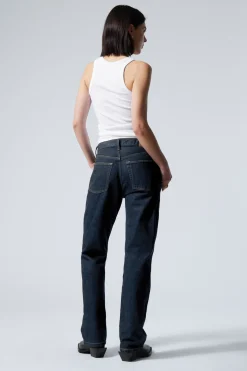 ORBIT MID WAIST REGULAR STRAIGHT LEG JEANS|Weekday Best