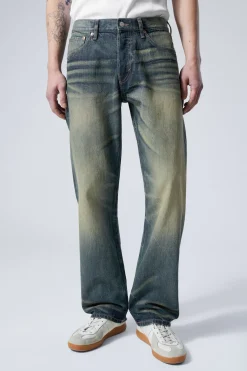 ORBIT MID WAIST REGULAR STRAIGHT LEG JEANS|Weekday Online
