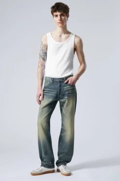 ORBIT MID WAIST REGULAR STRAIGHT LEG JEANS|Weekday Online