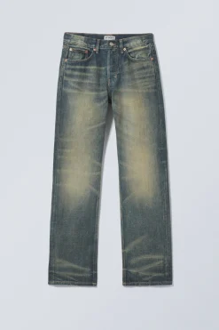 ORBIT MID WAIST REGULAR STRAIGHT LEG JEANS|Weekday Online