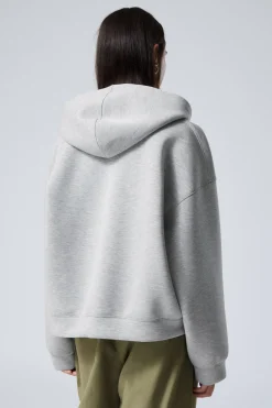 OVERSIZED SCUBA-ZIP-HOODIE|Weekday Discount