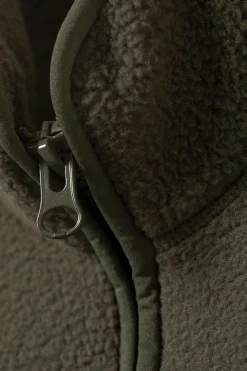 OVERSIZED-SWEATSHIRT AUS FLEECE MIT HALF-ZIP|Weekday Online
