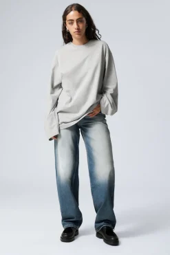 OVERSIZED-T-SHIRT MIT LANGEN ÄRMELN|Weekday New