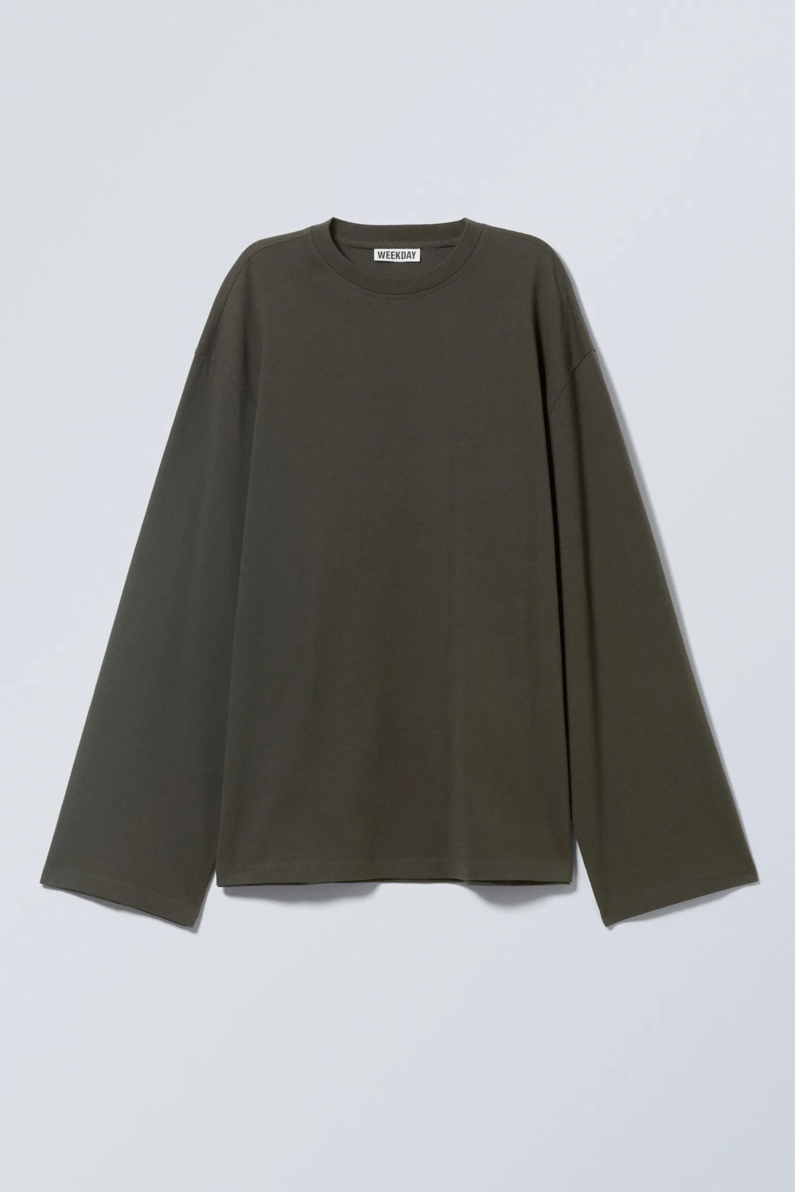 OVERSIZED-T-SHIRT MIT LANGEN ÄRMELN|Weekday Cheap