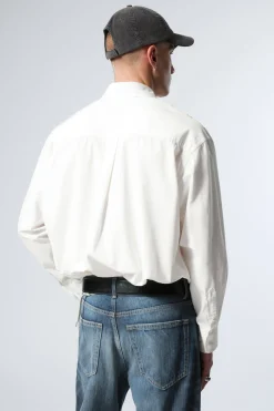 OVERSIZE-HEMD AUS BAUMWOLLE MIT GRAFIK|Weekday Shop