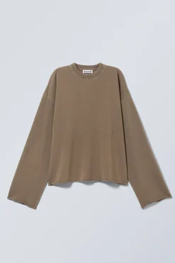 OVERSIZE-LONGSLEEVE AUS BAUMWOLLE|Weekday Fashion
