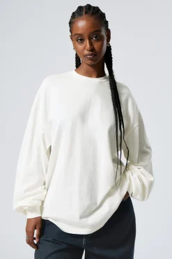OVERSIZE-LONGSLEEVE MIT PRINT|Weekday Cheap