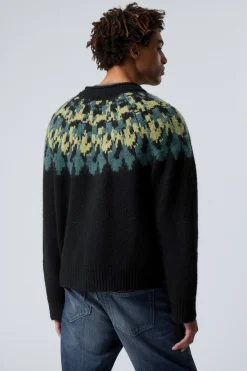 OVERSIZE-PULLOVER AUS RAGLAN-STRICK|Weekday Store
