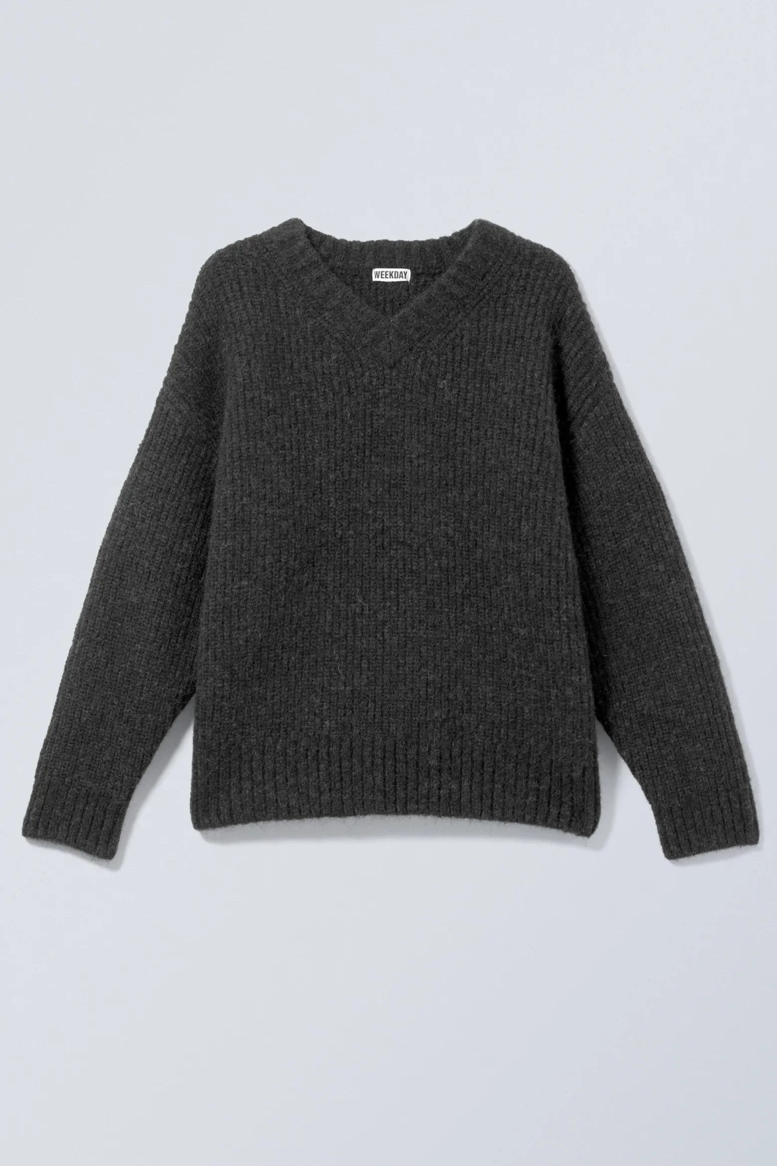 OVERSIZE-STRICKPULLOVER AUS WOLLMISCHUNG|Weekday Hot