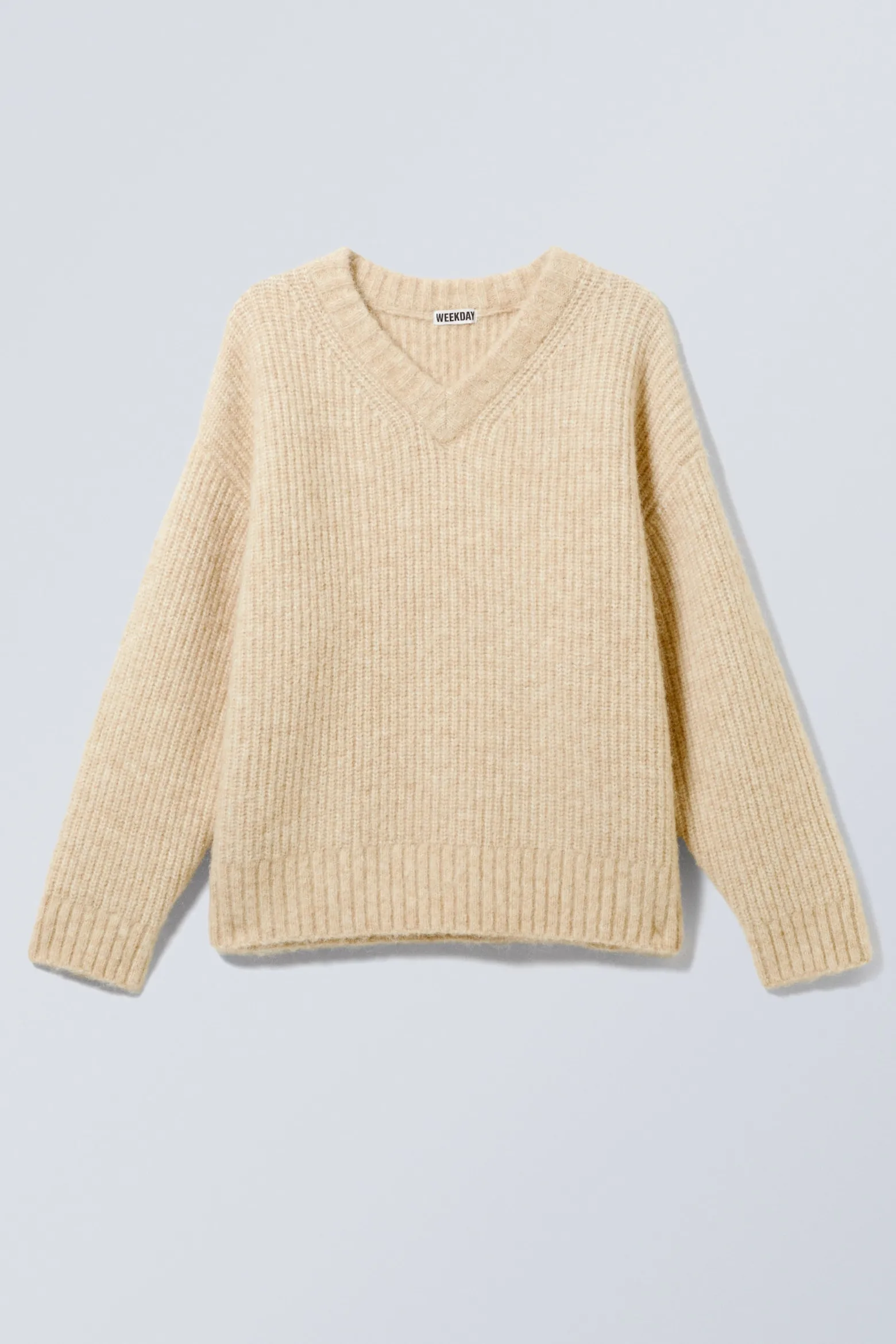 OVERSIZE-STRICKPULLOVER AUS WOLLMISCHUNG|Weekday Clearance