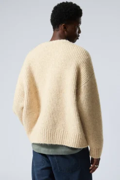 OVERSIZE-STRICKPULLOVER AUS WOLLMISCHUNG|Weekday Clearance