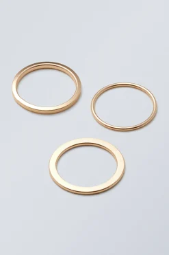 3PACK MINIMAL STEEL RINGS|Weekday Flash Sale
