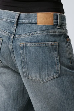 RAIL MID WAIST LOOSE WIDE LEG JEANS|Weekday Flash Sale