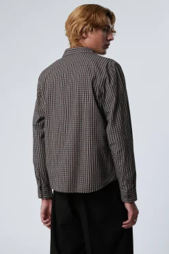 REGULAR FIT CHECKED COTTON SHIRT|Weekday Sale