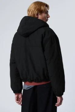 RELAXED NYLON BOMBER JACKER|Weekday Fashion