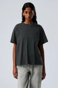 RELAXTES BOXY-T-SHIRT AUS BAUMWOLLE|Weekday Hot