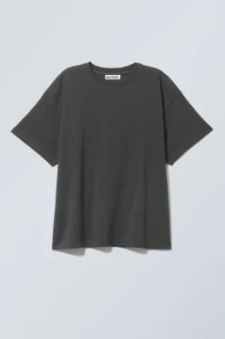 RELAXTES BOXY-T-SHIRT AUS BAUMWOLLE|Weekday Hot