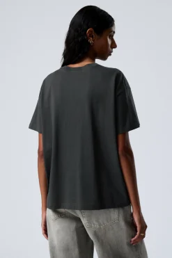 RELAXTES BOXY-T-SHIRT AUS BAUMWOLLE|Weekday Hot