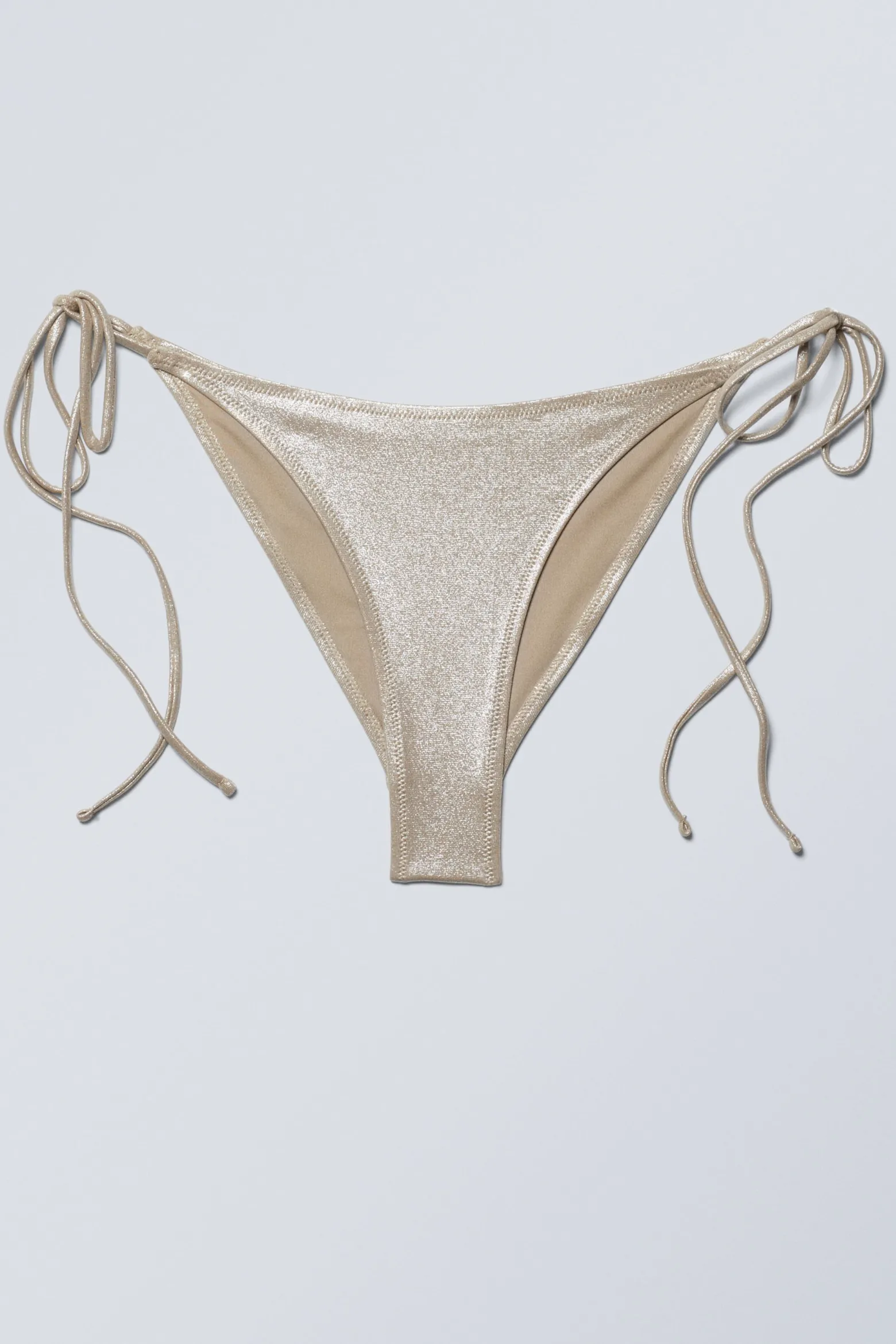 RIEMCHEN-BIKINIHOSE MIT GLITZEROPTIK|Weekday Sale