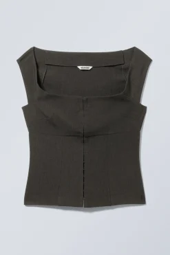 ÄRMELLOSES TOP MIT WEITEM AUSSCHNITT|Weekday Cheap