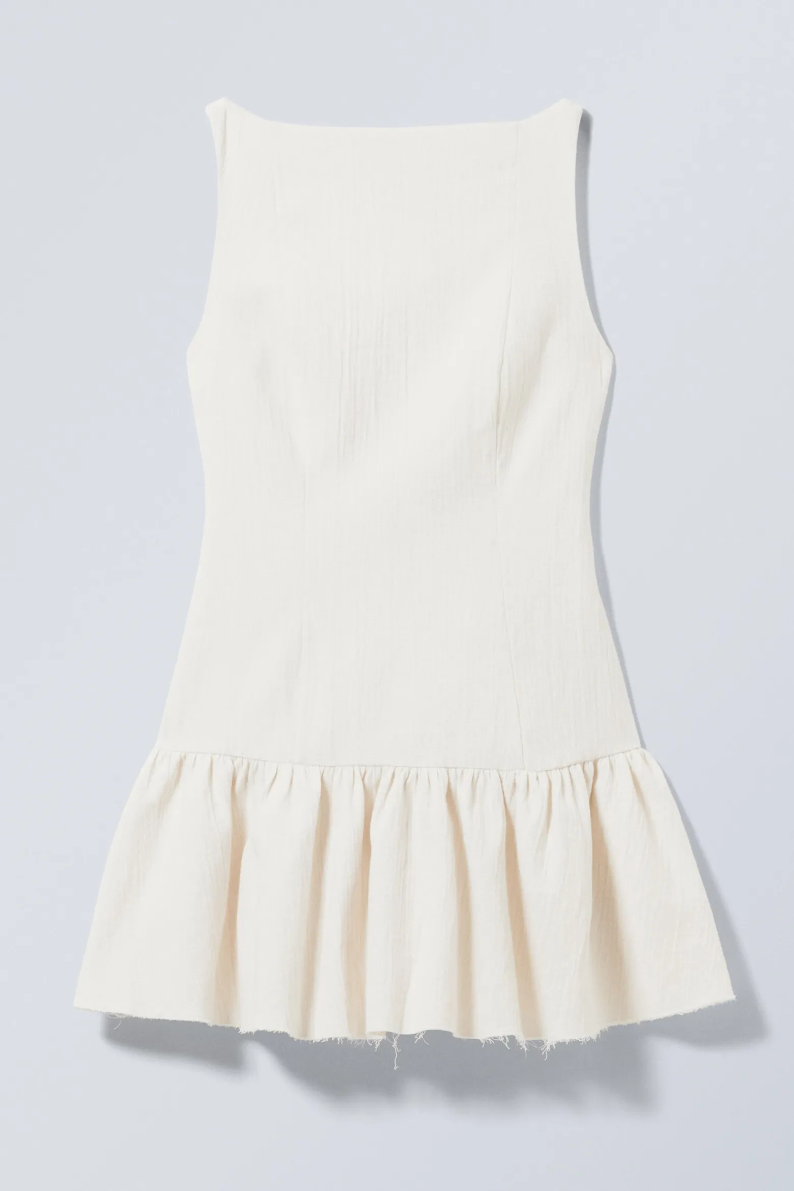 ÄRMELLOSES TWILL-MINIKLEID|Weekday Cheap