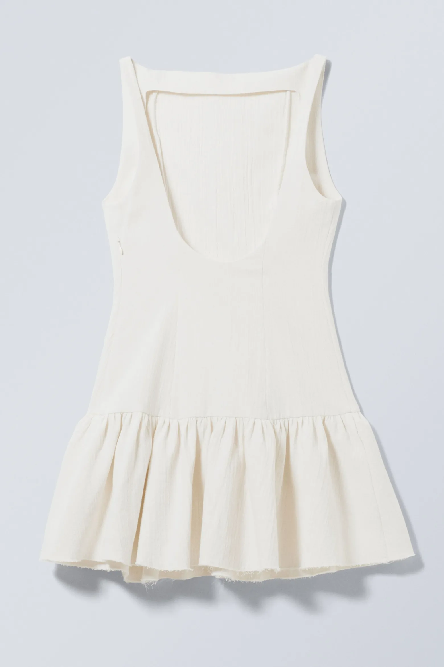 ÄRMELLOSES TWILL-MINIKLEID|Weekday Cheap