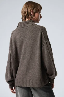 ROLLKRAGENPULLOVER AUS WOLLE|Weekday Cheap