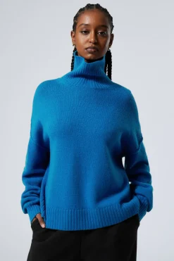 ROLLKRAGENPULLOVER AUS WOLLE|Weekday Sale