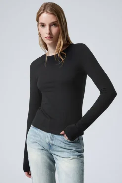 SCHMALES LANGARMTOP|Weekday Shop
