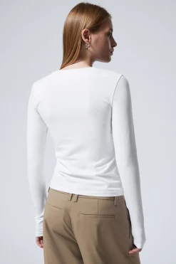 SCHMALES LANGARMTOP|Weekday Outlet