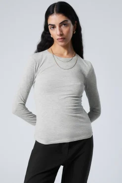 SCHMALES LANGARMTOP|Weekday Discount