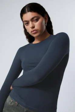 SCHMALES LANGARMTOP|Weekday Best Sale