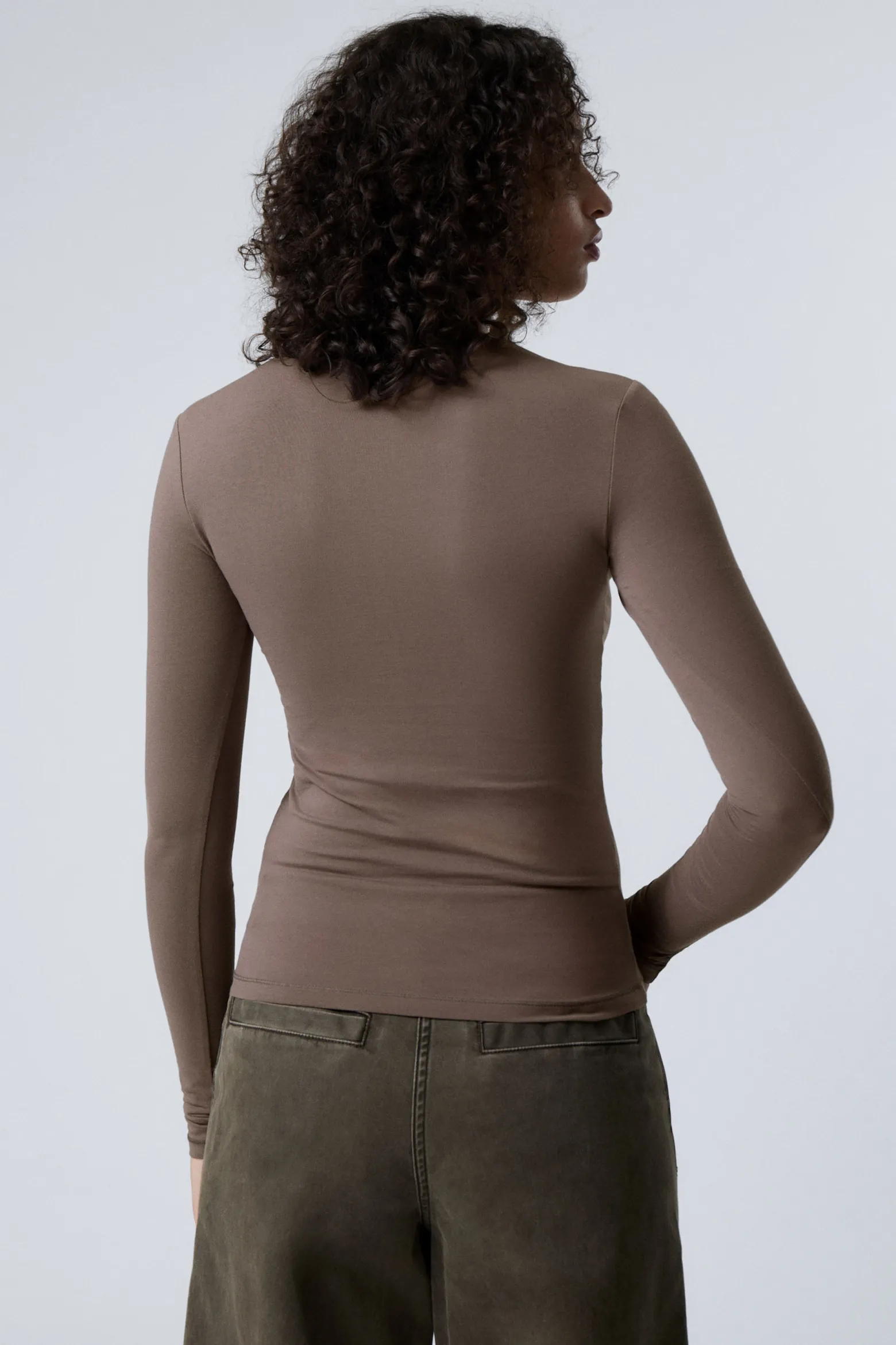 SCHMALES LANGARMTOP|Weekday Shop