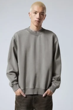 SCHWERES SWEATSHIRT MIT RELAXTER PASSFORM|Weekday Discount