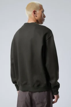 SCHWERES SWEATSHIRT MIT RELAXTER PASSFORM|Weekday Cheap