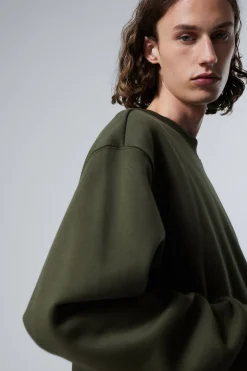 SCHWERES SWEATSHIRT MIT RELAXTER PASSFORM|Weekday Fashion