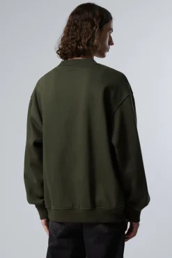 SCHWERES SWEATSHIRT MIT RELAXTER PASSFORM|Weekday Fashion
